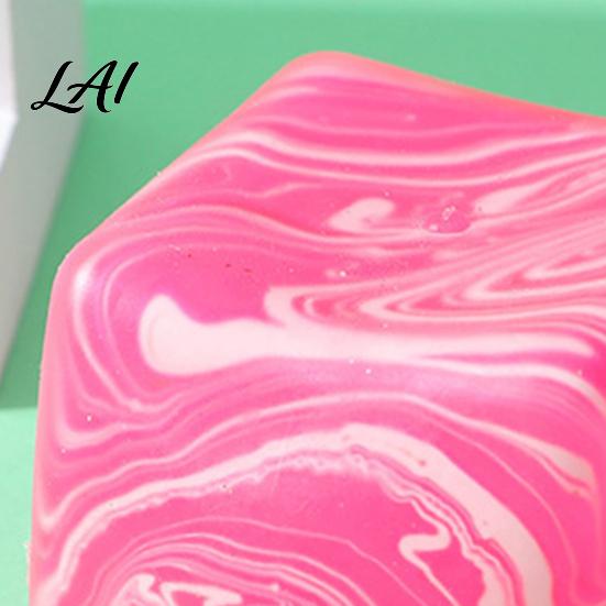 Stress Relief Sensory Toy Flow Pattern Cube Squeeze Anxiety Ball Ice Decompression Stretchy Pinch Party Favors TPR