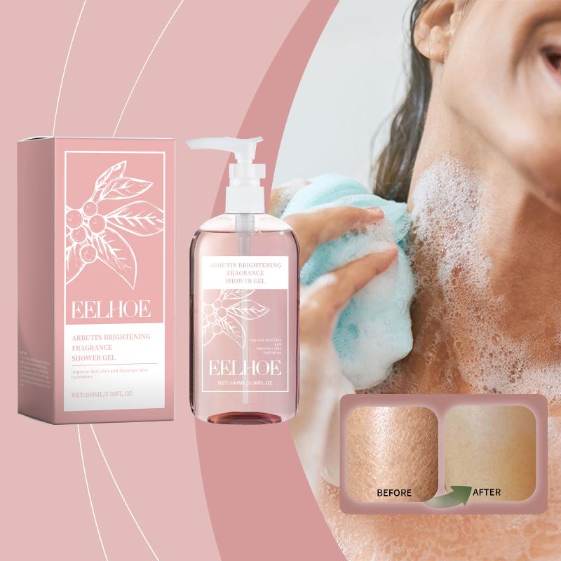 Body Wash Nicotinamide Whitening Shower Gel Hydrating Skin Tightening Cleanser with Arbutin for Bath Use 100ml