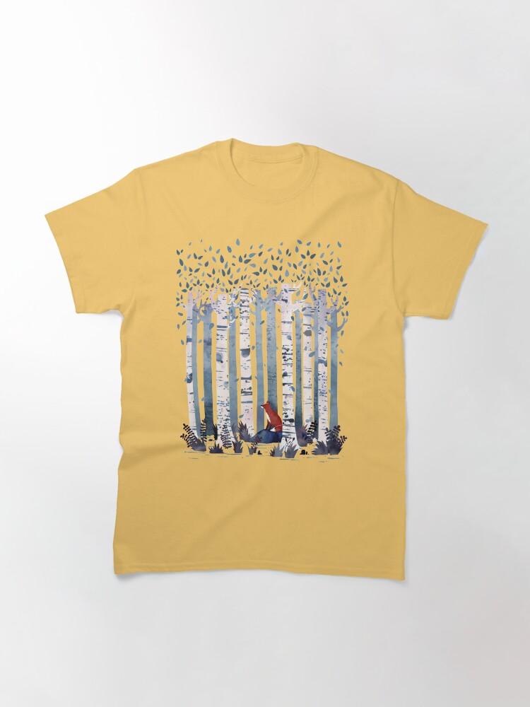 Red The Birches (in Blue) Classic T-Shirt