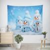 Рождество Новый год Рождественская елка Снеговик Узор Гобелен Гостиная Диван Салон автомобиля Декоративный Гобелен