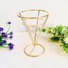 Ice Cream Cone Holders Stainless Steel French Fries Stands Food Cone Display Stand for Individual Waffle Pizza Charcuterie Kitchen Restaurant Party