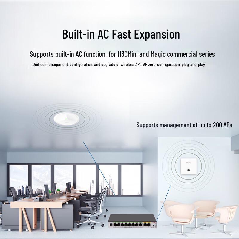 H3C ER3208G3-P Enterprise 8-Port PoE Router with Dual WAN