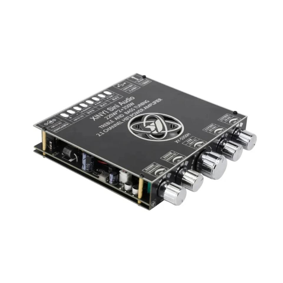 S350H TPA3251D2 Bluetooth 5.0 Усилитель 2.1 Канал Мощный Аудио Стерео Сабвуфер 220Втx2+350Вт ВЧ НЧ УС