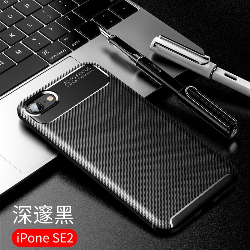 Чехол для iPhone SE 2020 Чехол iPhonese 2020 Funda Волокно Резина Силикон Защитный Мягкий Корпус Задняя Крышка Для iPhone SE 2020 Чехол