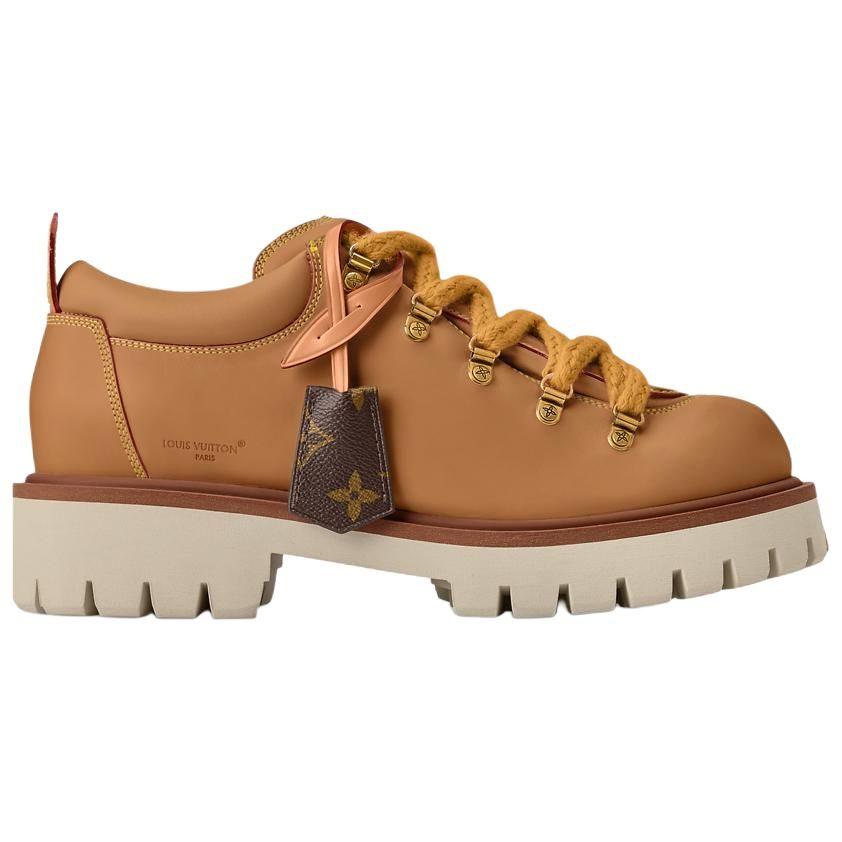 LOUIS VUITTON Nigo Collaboration FW25 Remi Cow Leather Casual Shoes Men's Brown 1AIJ78
