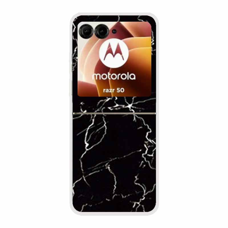 Чехол для Motorola Razr 50 Ultra Пластиковый Жесткий Окрашенный Мультяшный Прозрачная Задняя Крышка Чехол для Motorola Razr 50 5G Жесткий ПК Чехол 50