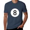 8 ball biliard pool T-Shirt man t shirts cotton man t shirt designer t shirt personalised T-Shirt