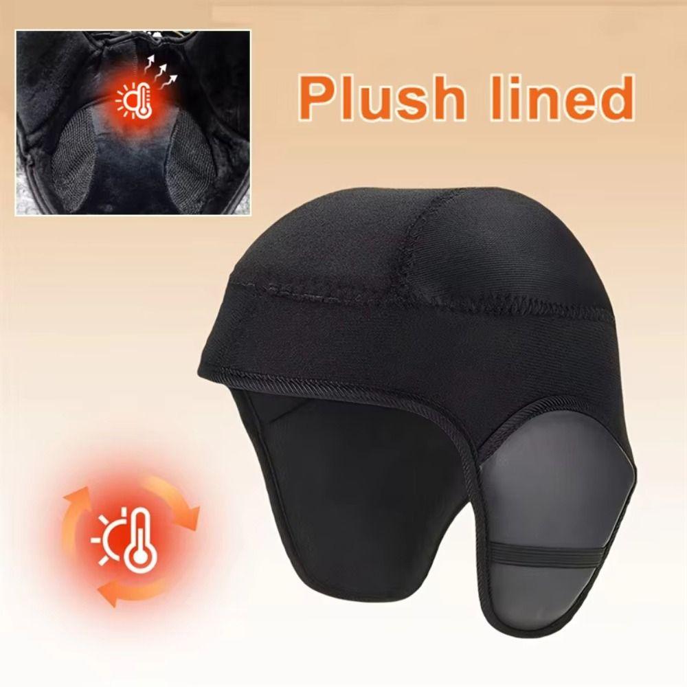 Thickened Electric Motorcycle Helmet Liner Comfortable Warm Beanie Outdoor Activities