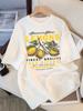 Lemons Fruits Premium Fresh Printing T Shirt Woman Loose Cotton Sportswear O-Neck Casual T Shirts Loose All-Match Short Sleeve