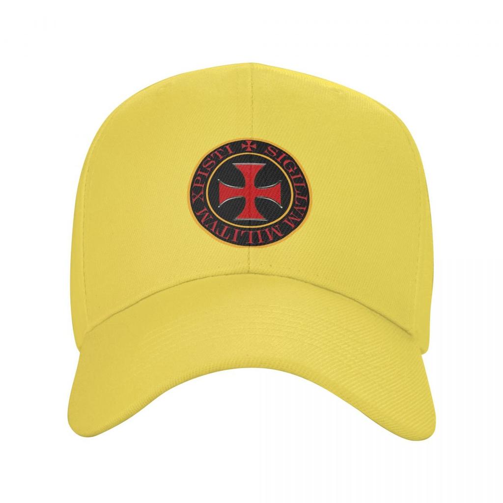 Бейсбольная кепка с крестом рыцарей тамплиеров для взрослых, христианские крестовые походы, регулируемая шляпа для папы унисекс, женские спортивные кепки Snapback