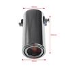 New Universal Stainless Steel Car Rear Round Exhaust Pipe Tail Throat Muffler Tip