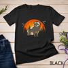 Sunset Forest Pet Parent Animal Lover Retro Ferret Unisex T-shirt