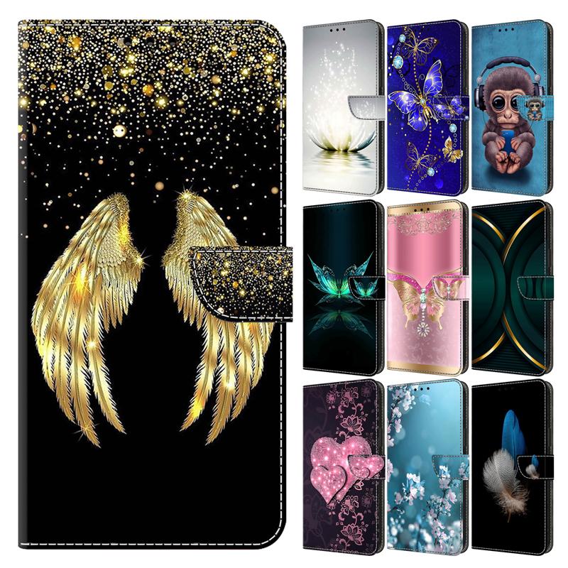 Кожаный чехол-книжка для Samsung Galaxy A50 A52 A52S A53 A54 5G Чехол-кошелек для Samsung Galaxy A51 A71 4G 3D Магнитный Funda