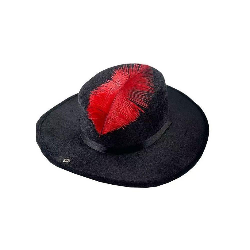 Feather Decor Gentleman Fedoras Hats Wide Brim 1920s Jazz Hat Cosplay Costumes