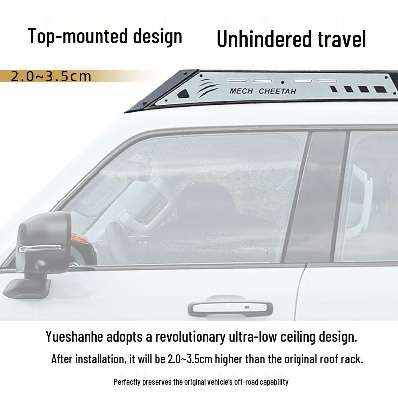 Beijing BJ40 Black Panther Roof Rack Expansion Platform & Side Ladder Backpack