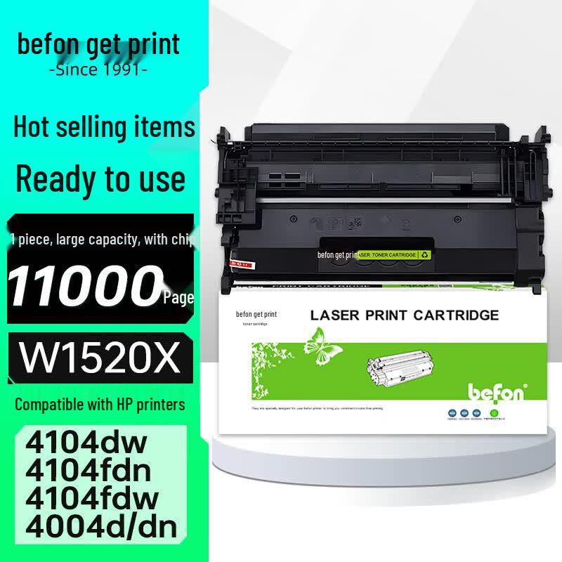 Befon W1520X Black Compatible Toner Cartridge for HP LaserJet Pro