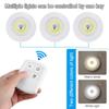 10W LED Under Counter Lights COB  Light Battery Powered with Remote Control for Under Cabinet Closet Bedroom Kitchen Lighting
