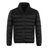 Men's Autumn Winter Zipper Warm Down Jacket Packable Light  Coat