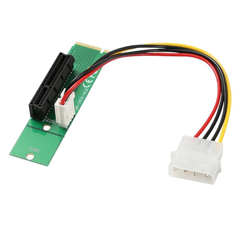 Карта-конвертер M.2 Key-M в PCIe 4.0 X4, 1 комплект, высокоскоростной райзер-адаптер для расширения хранилища настольного ПК, сборка своими руками