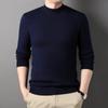 Spring and Autumn Men's Semi-high-necked Sweater Men's Casual Men's Sweater Bottoming Shirt Men's Long-sleeved Dad's Dress