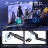 EmJTao Microphone Arm, Aluminum Table Microphone Stand with Adjustable Angle, 360 Degree Rotation, and Cable Storage, Perfect for Game Streaming, Reco