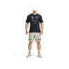 Under Armour Ua Big Logo Wordmark Print Crew Neck T-Shirt Men T-Shirts Black 1370729-001
