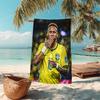 1pc Music Sports Fusion Microfiber Quick Dry Beach Towel Absorbent Soft Oversized Sand Free Towel for Travel Pool Gym Swimming Yoga 20a129