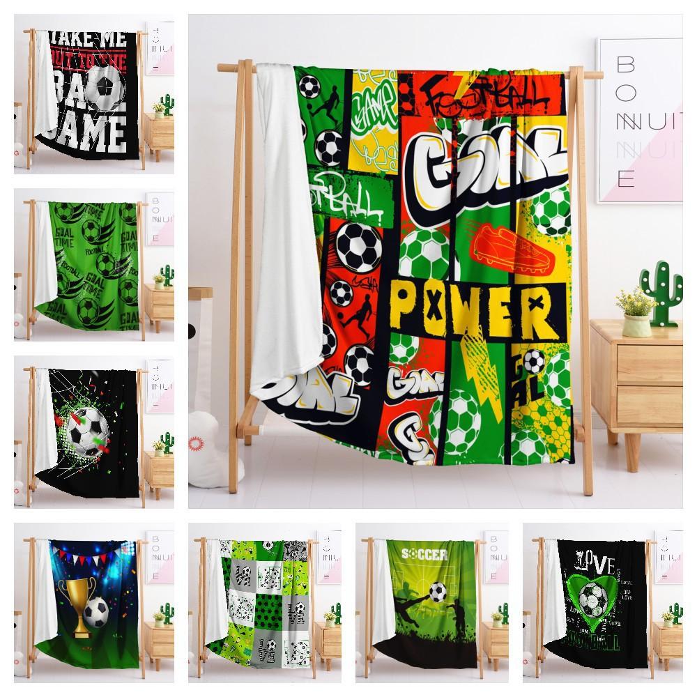 Blanket Flannel Blanket Football World Cup Sports 2D Digital Printing Blanket Blanket