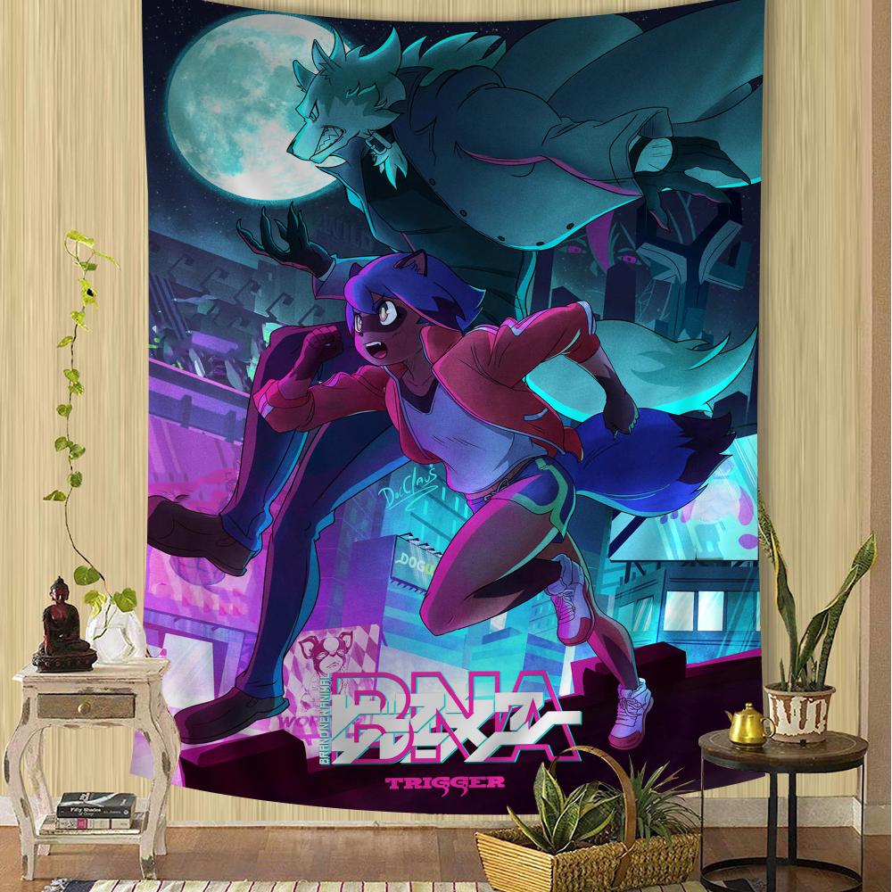 Brand New Animal BNA Tapestry Anime Tapestry Hanging Tarot Hippie Wall Rugs Dorm Wall Hanging Sheets Hippie Wall Hanging