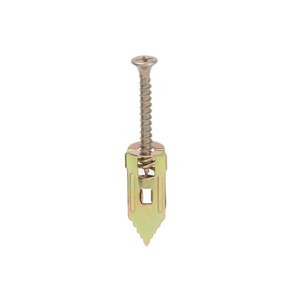 Metal Heavy Duty Wall Expansion Nails with Screws Self Drilling Drywall Anchors Self-Tapping Screw