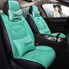 Luxury Faux Leather Car Seat Covers Universal Comfortable Seat Covers for Cars Trucks SUVs Waterproof and Breathable(Only 1PC Front Seat Cover )