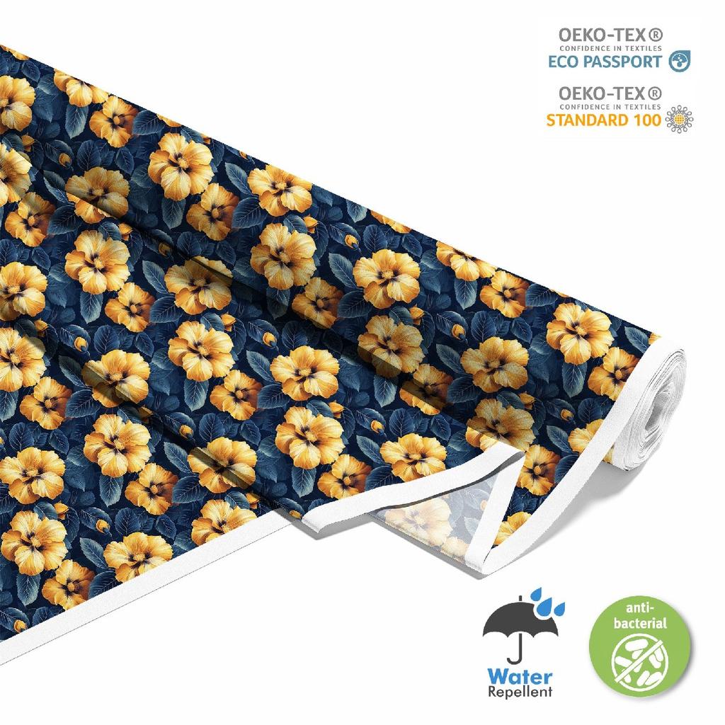 Outdoor Dekostoffe Oxford - Motiv Blumen I Dx5138