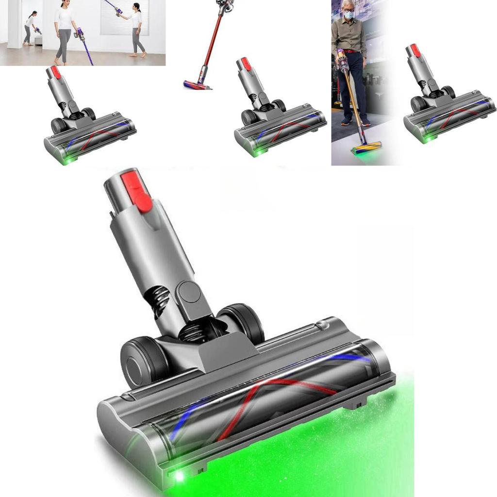 Для Dyson V10 V12 Slim Мягкие ролики Насадка-щетка для пола пылесоса С ручным управлением Для домашнего использования