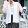 Women's Mink Cashmere Cardigan Sweater Coat Korean Autumn Fashion V-neck Knitted Mohair Thick Loose Sweater Coat