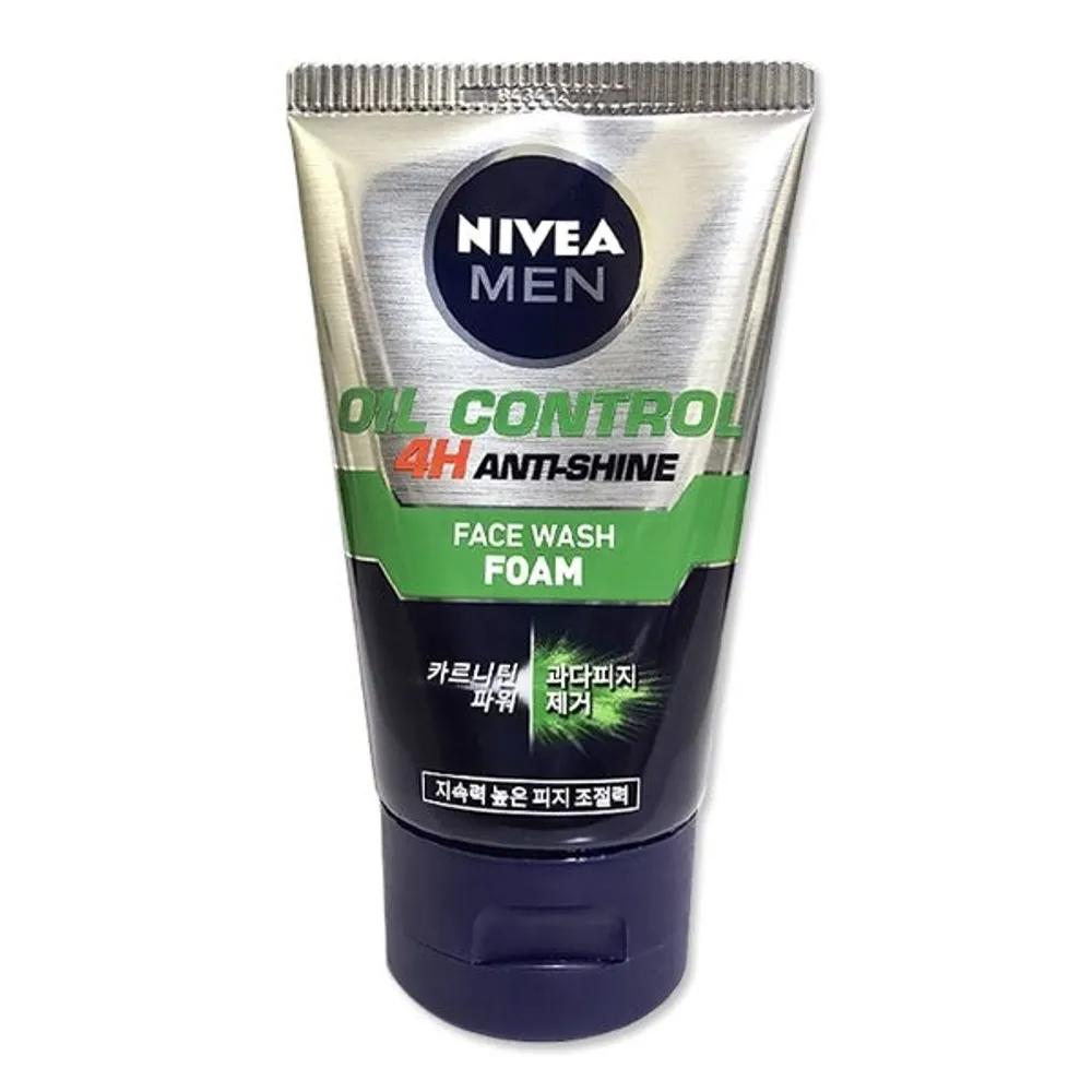 NIVEA MEN Oil Control Face Wash Cleansing Foam 100g
