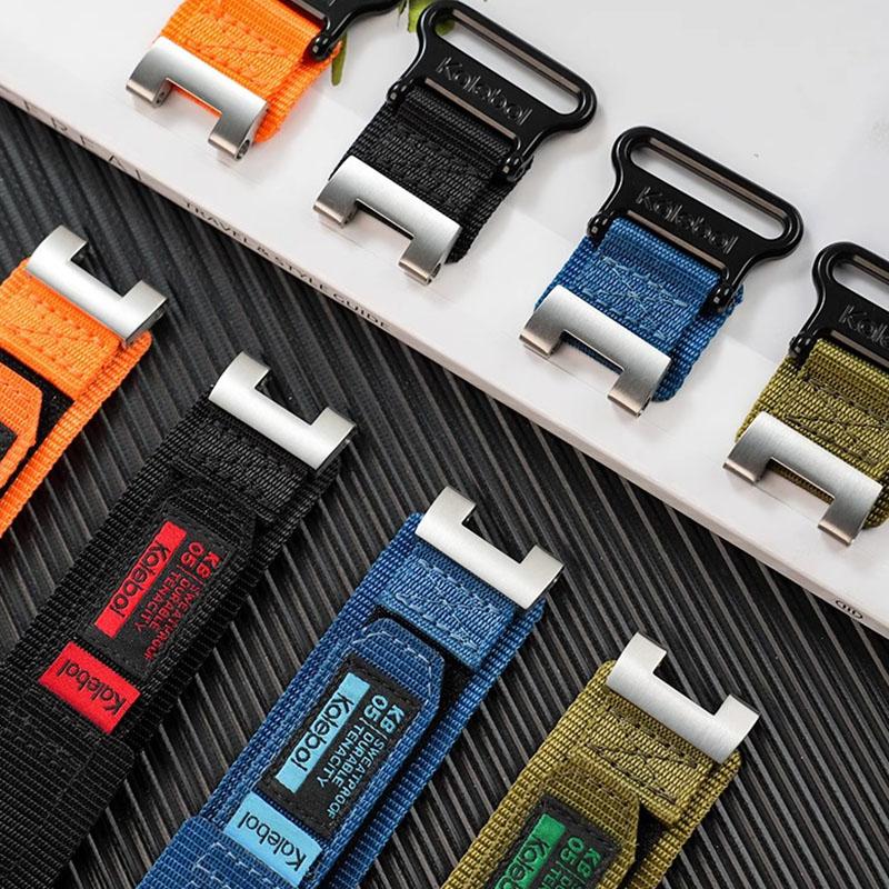 Hight Quality Wristband for Casio B100 Steel Heart GST-B100/w300/400g/s310 Modified Nylon Strap Waterproof Watchband Black Blue