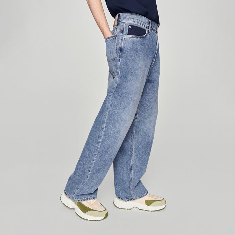 Lee FW24 Jeans Men's Medium Light Blue LMB246602203487A06147