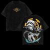 ONE PIECE Anime Graphic T-shirt Men Women Washed Oversized T-shirt High Quality Short Sleeves High Quality Streetwear Harajuku Female Male Clothing