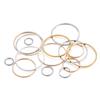 20-50Pcs 8-40mm Brass Round Closed Ring Earring Contract Geometric Earrings Pendants For DIY Jewelry Making Findings Accessories