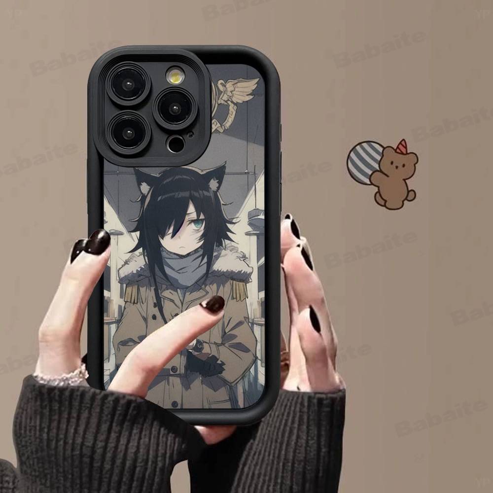 Чехол для телефона Watamote K-Kuroki T-Tomoko Для IPhone 17 16 15 14 13 12 11 Pro Max Plus Силиконовый противоударный чехол