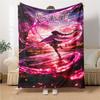 Custom Name Owl Warrior'S Might Party Blanket For Couch Bed Plush Cozy Fuzzy Blanket Super Soft Warm Blankets For Fall And Winter 0916302