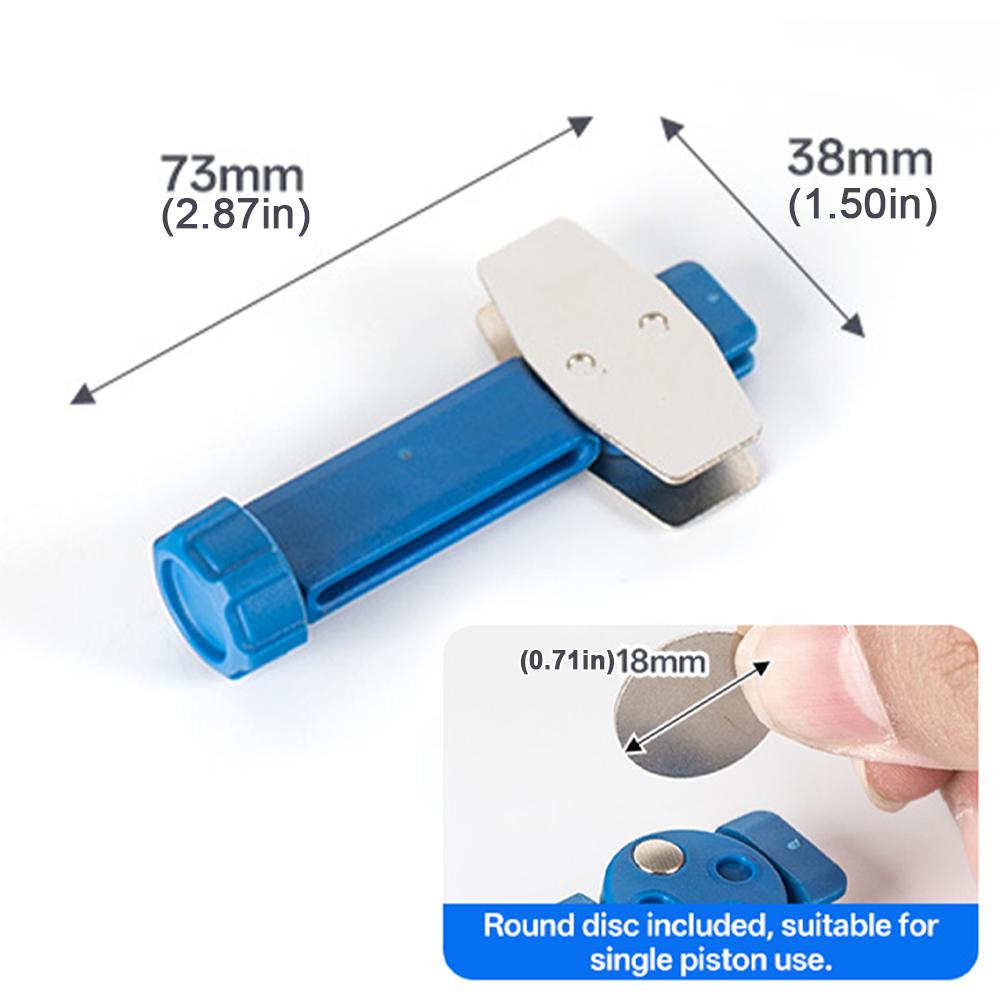 Durable Steel Bicycle Brake Pad Spreader Tool 360° Rotatable Bike Oil Disc Piston Reset Hydraulic Brake Caliper Piston Extension