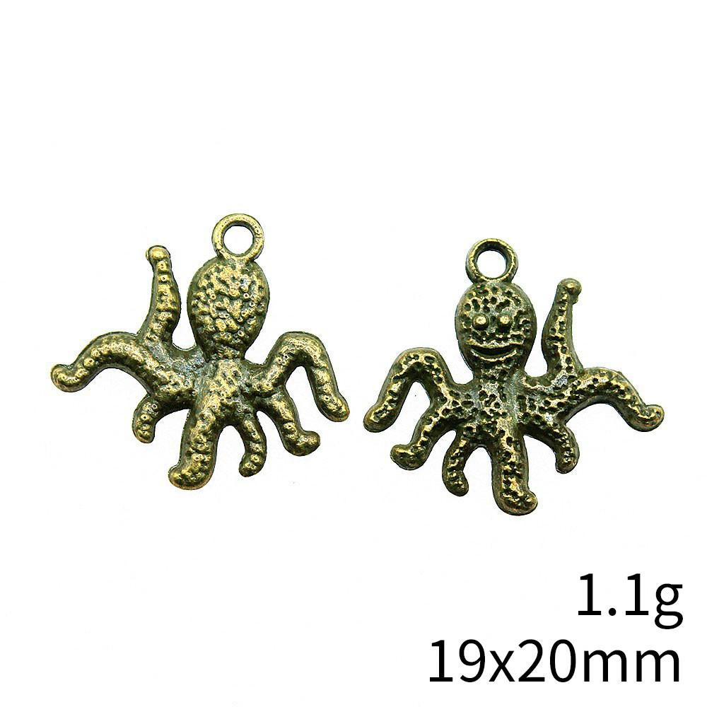 Wedding Anniversary Charms Bulk Octopus Seahorse Crab Shrimp Charms Pendant Cheapest Items Pendants For Bracelets