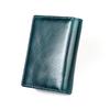 Stylish Simplicity Mens and Womens Leather Coin Purse ID Case Business Card Holder Bag Anti-magnetic RFID Anti-theft Card Small Wallet