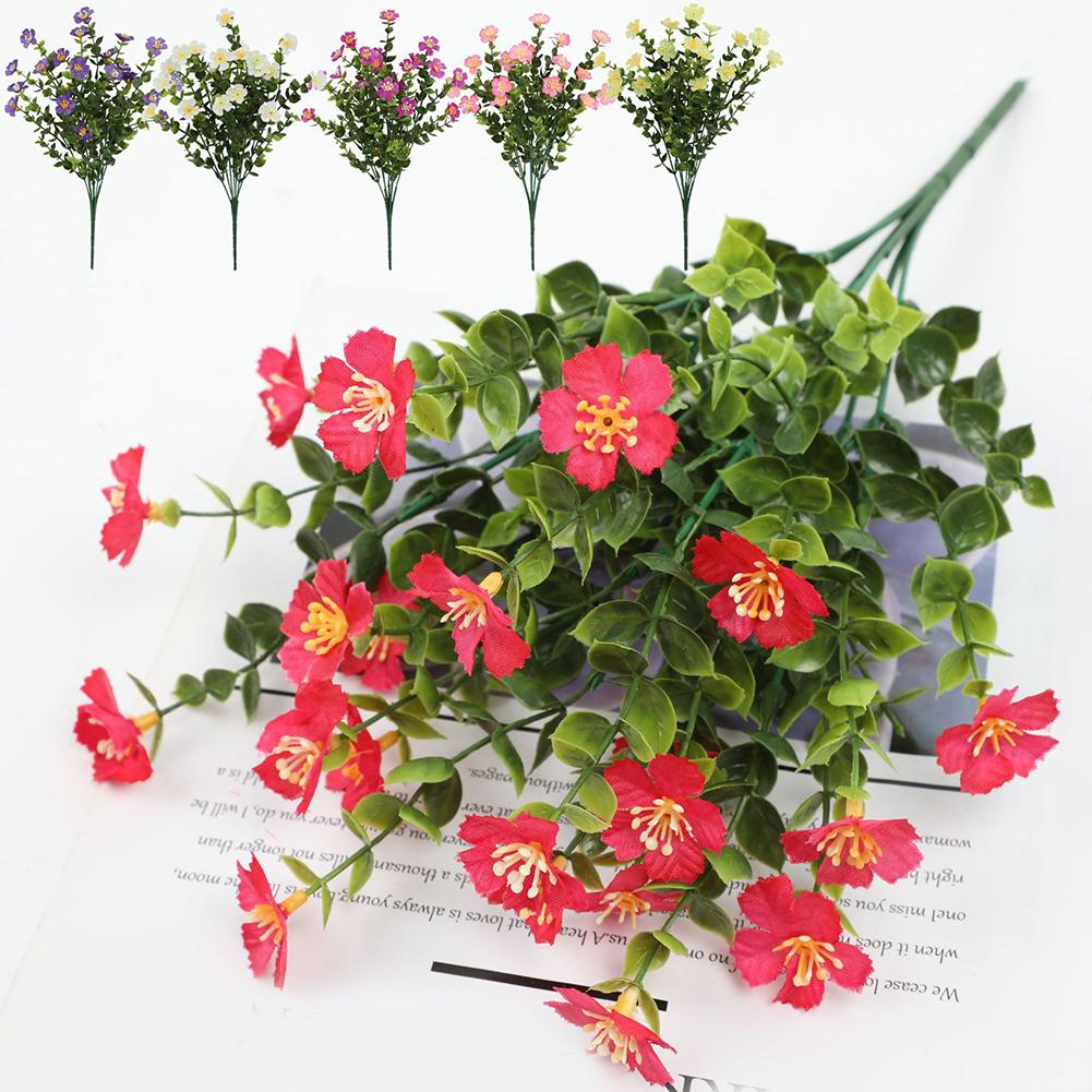 Искусственные цветы Поддельные цветы Шелкография Шелковая ткань