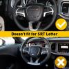 For Dodge Charger Challenger Durango 2015 2016 2017 2018 2019 2021 2022 Accessories Car Steering Wheel Frame Trim Cover G1