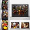 Kitchen Posters Variety of Seasoning Spoon Art Canvas Print Painting Wall Picture Living Room Modern Home Decoration Unframed