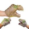 (H0826)dinosaur Animal Hand Puppet Baby Infant Kid Toy Plush Toys Silica Gel Spoof