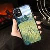 Чехол для телефона с картиной Ван Гога маслом Для IPhone 16e 16 15 14 13 12 11 Pro Max X XS Max Plus Матовый Прозрачный