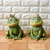 Сделано в Португалии Зеленая лягушка, размер M, пара, набор из терракотовых садовых предметов, Принцесса и Принц, король и королева, pto-2766_2310g